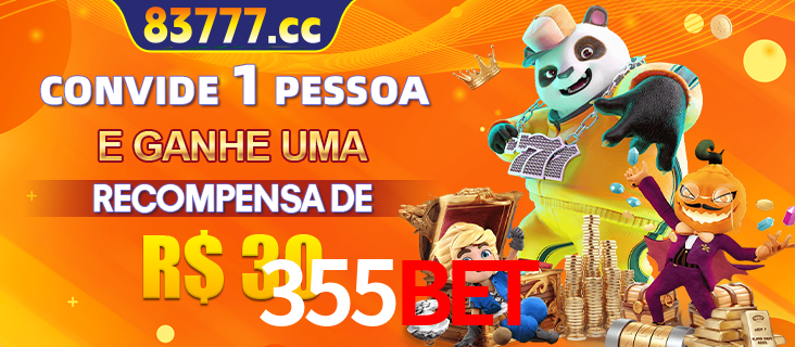 Banner institucional da 355BET sobre parceria de marcas e criação de uma marca de excelência, apresentando os mascotes de jogos populares como o Fortune Tiger.